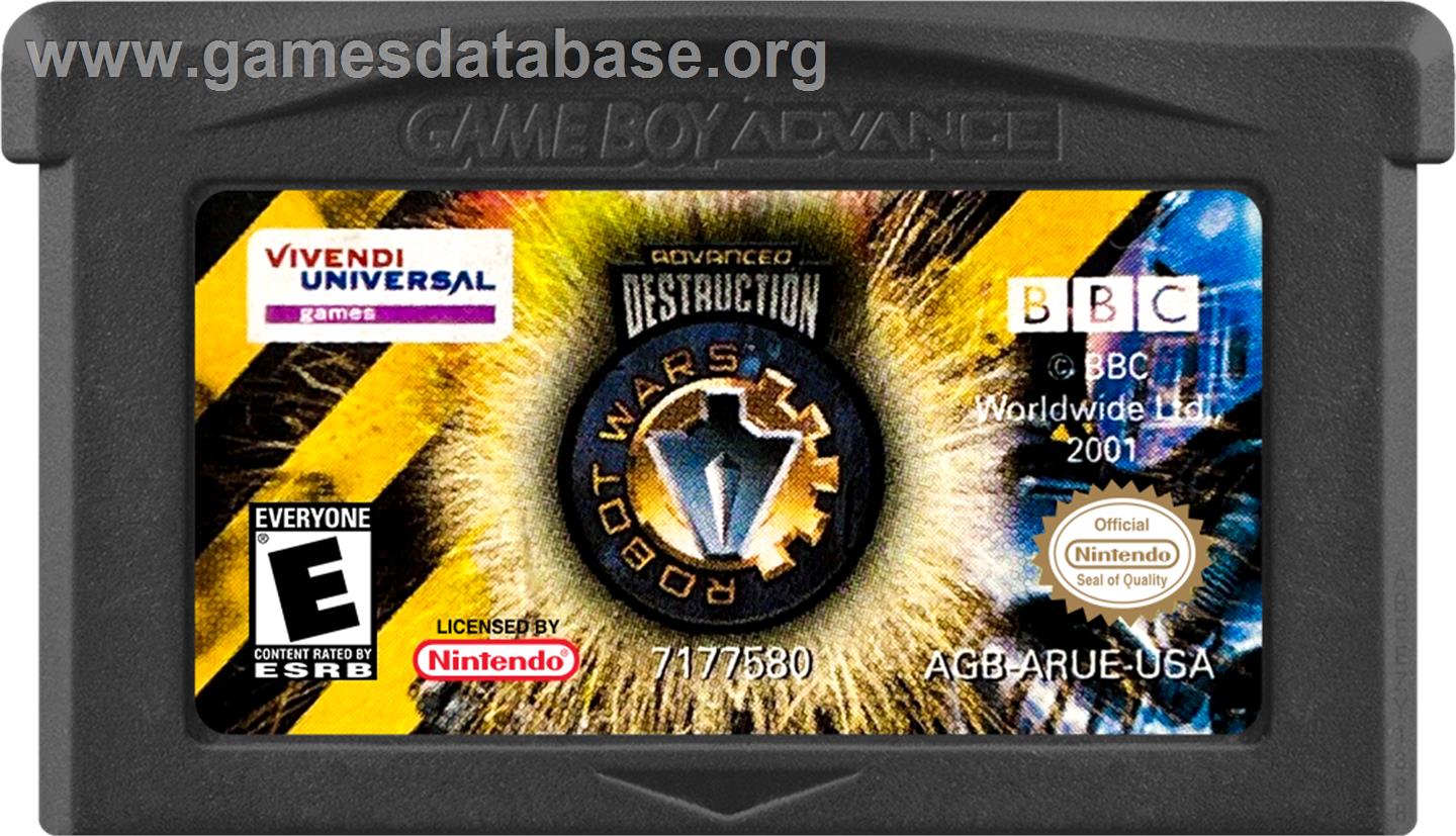 Robot Wars - Advanced Destruction - Nintendo Game Boy Advance - Artwork - Cartridge