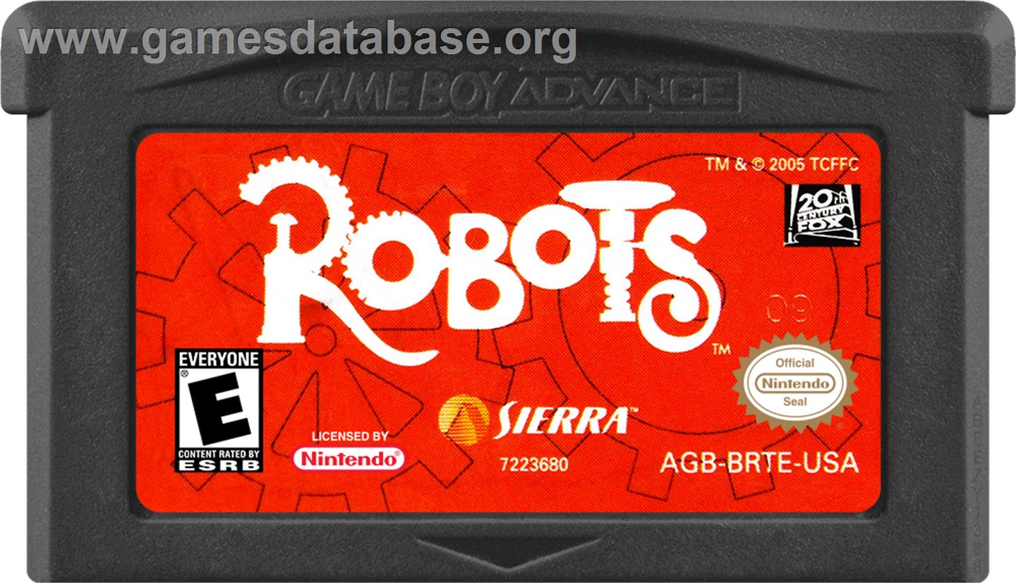 Robots - Nintendo Game Boy Advance - Artwork - Cartridge