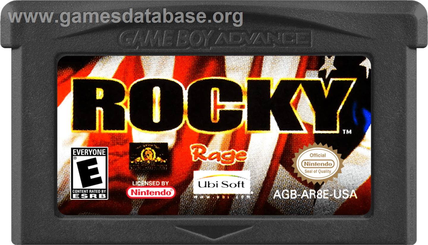 Rocky - Nintendo Game Boy Advance - Artwork - Cartridge