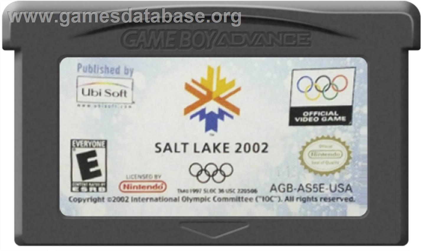 Salt Lake 2002 - Nintendo Game Boy Advance - Artwork - Cartridge