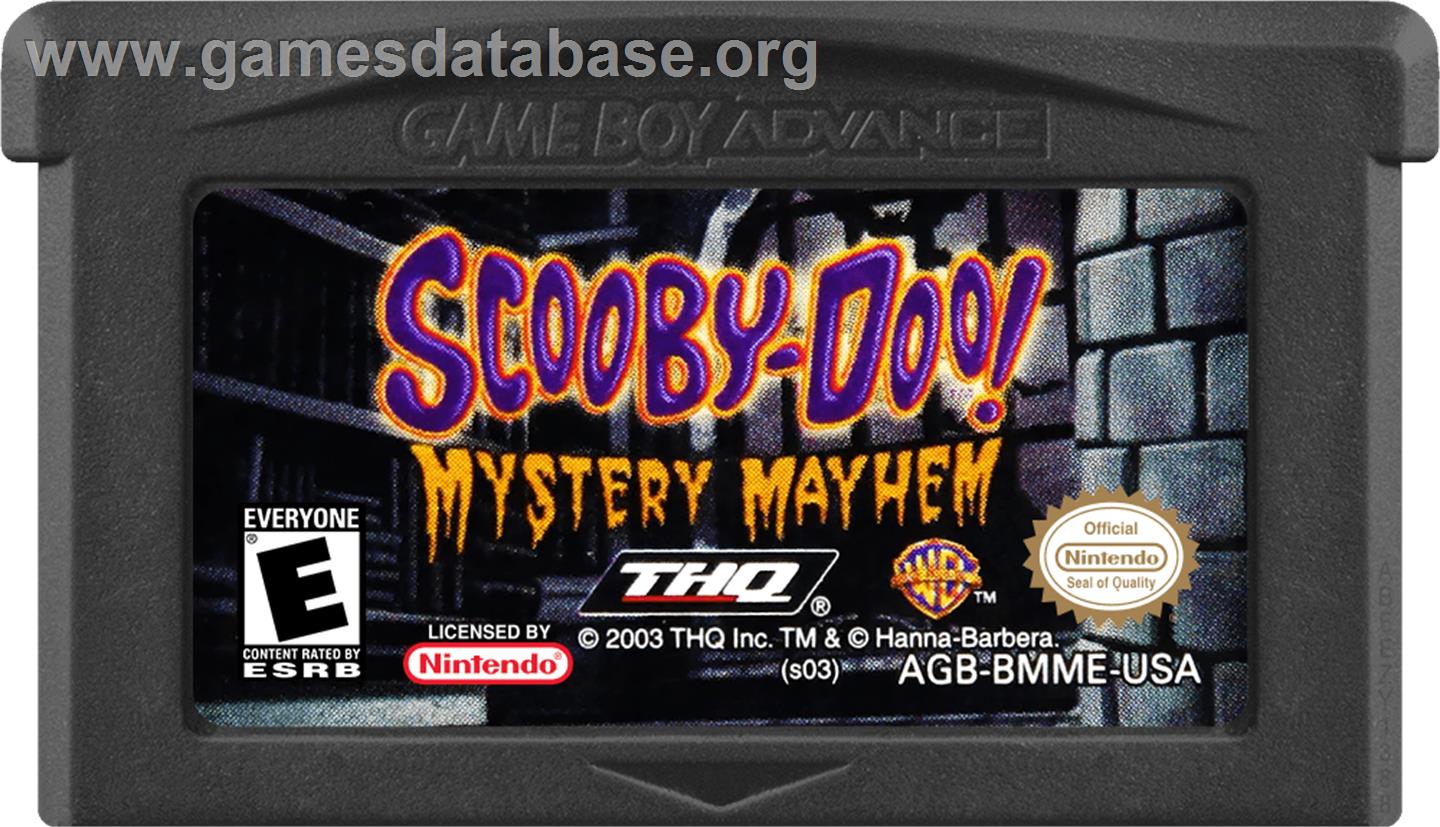 Scooby-doo! - Mystery Mayhem - Nintendo Game Boy Advance - Artwork - Cartridge
