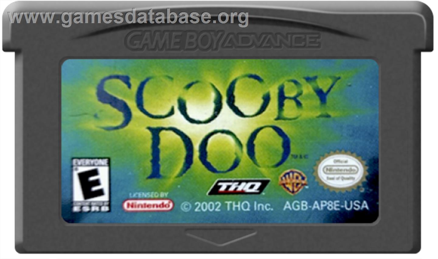 Scooby Doo: The Motion Picture - Nintendo Game Boy Advance - Artwork - Cartridge