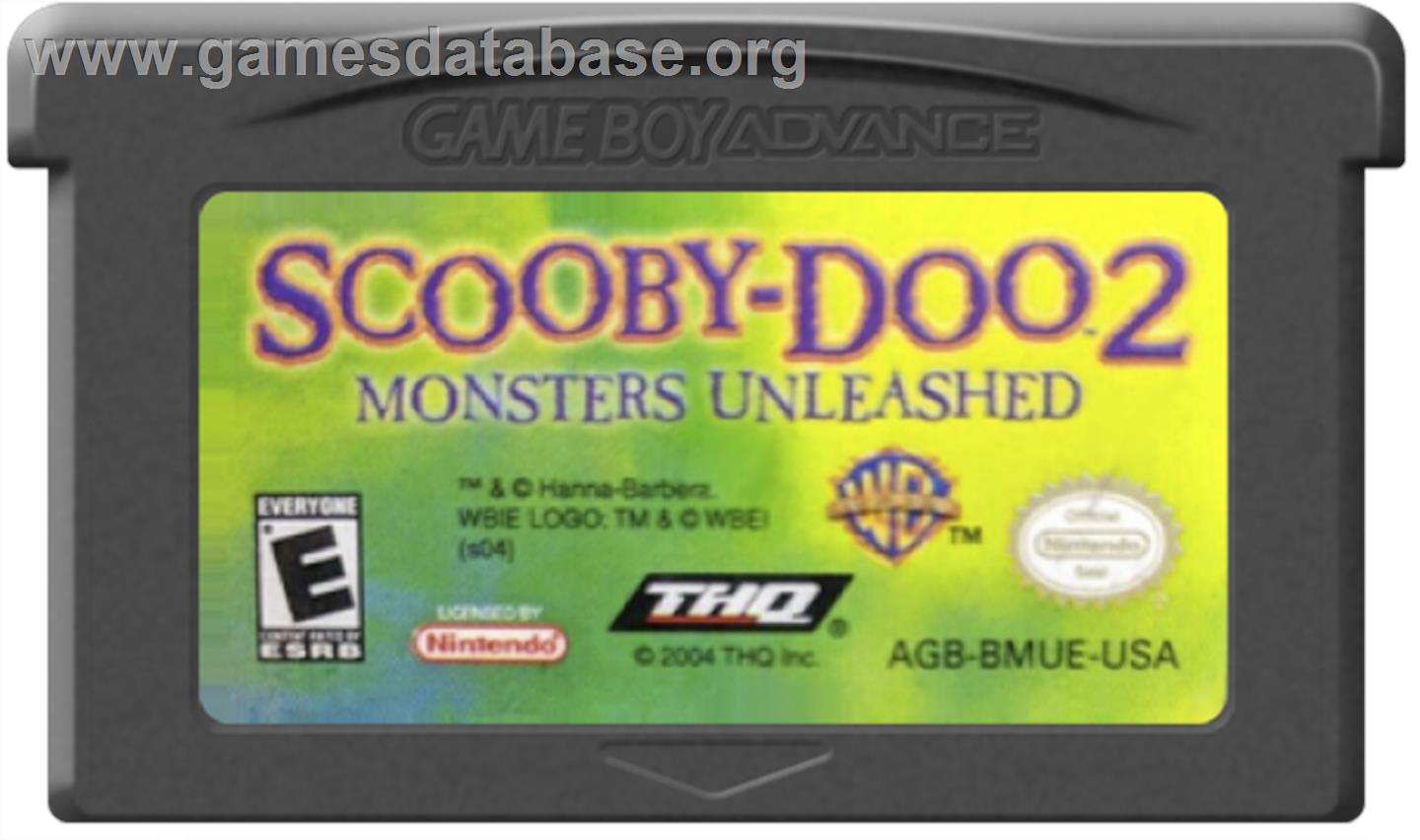 Scooby Doo 2: Monsters Unleashed - Nintendo Game Boy Advance - Artwork - Cartridge
