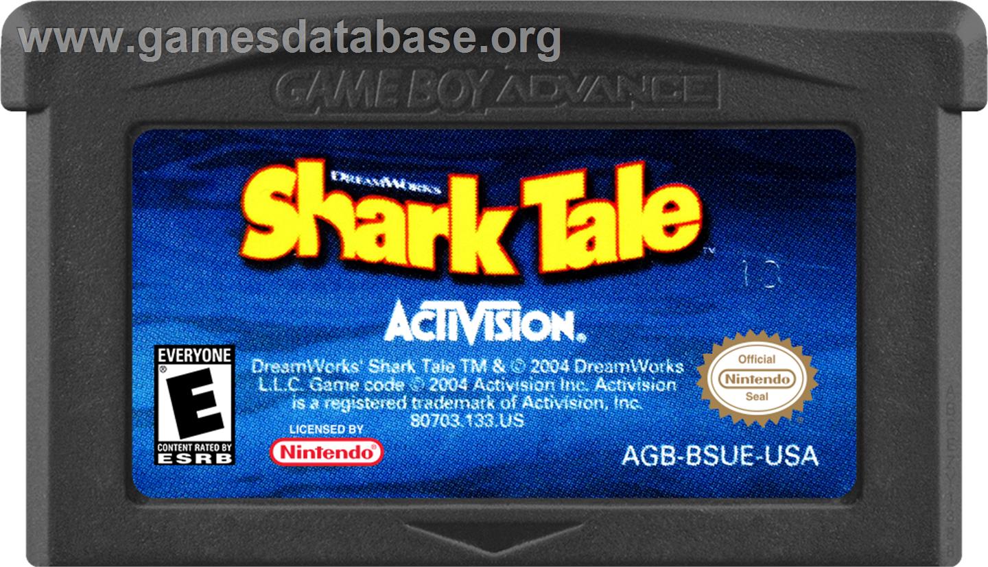 Shark Tale - Nintendo Game Boy Advance - Artwork - Cartridge