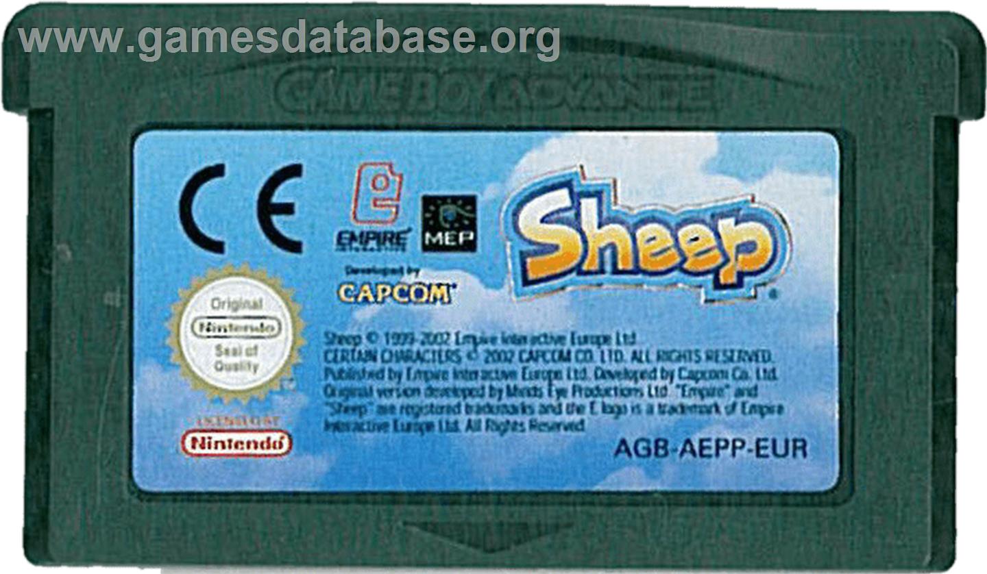 Sheep - Nintendo Game Boy Advance - Artwork - Cartridge
