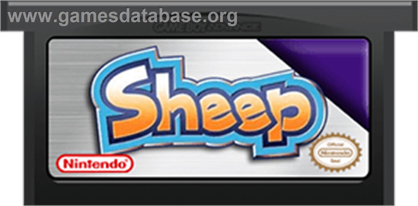 Sheep - Nintendo Game Boy Advance - Artwork - Cartridge