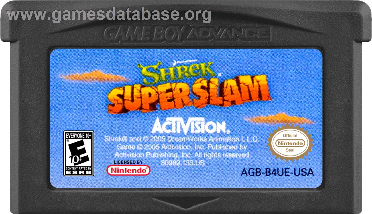 Shrek - Superslam - Nintendo Game Boy Advance - Artwork - Cartridge