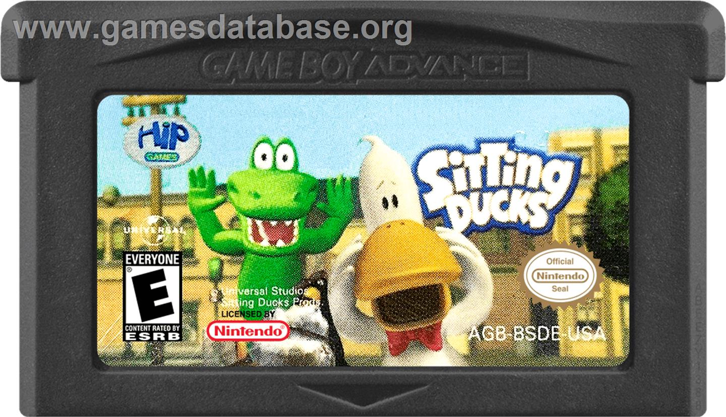 Sitting Ducks - Nintendo Game Boy Advance - Artwork - Cartridge