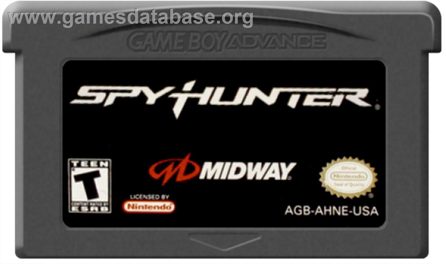 Spy Hunter / Super Sprint - Nintendo Game Boy Advance - Artwork - Cartridge