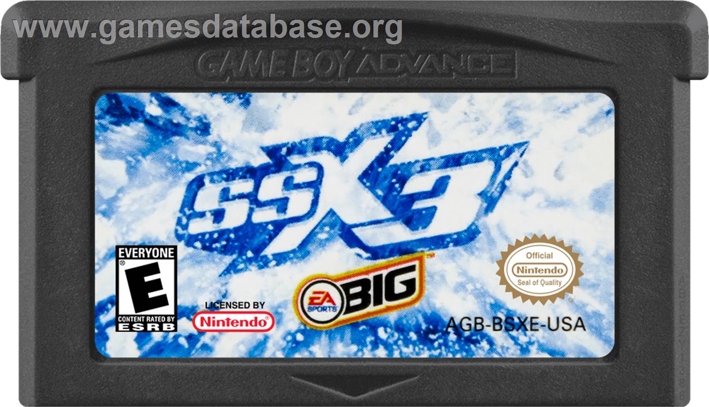 Ssx 3 - Nintendo Game Boy Advance - Artwork - Cartridge