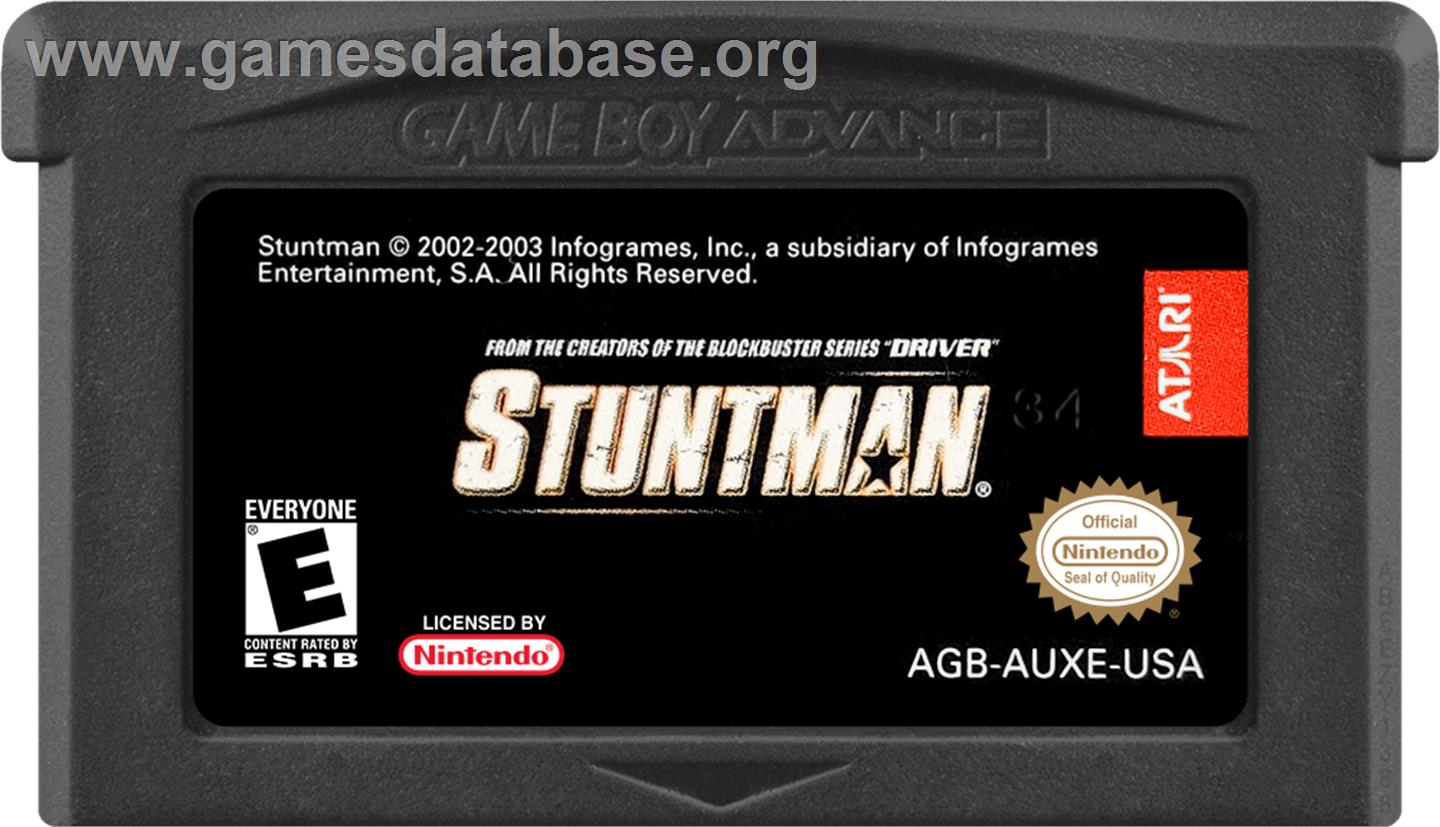 Stuntman - Nintendo Game Boy Advance - Artwork - Cartridge
