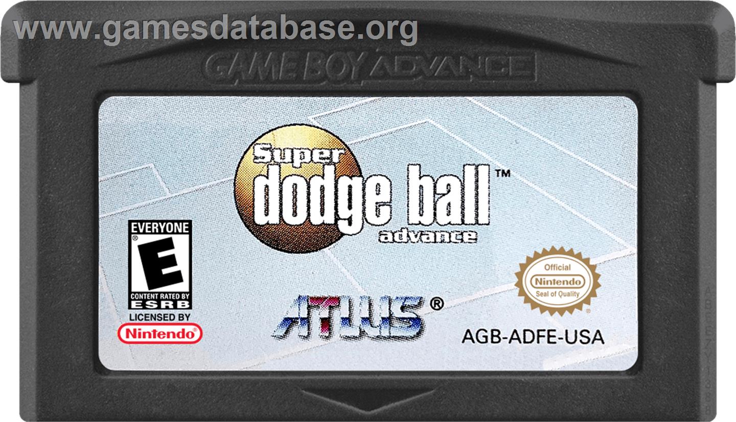 Super Dodge Ball Advance - Nintendo Game Boy Advance - Artwork - Cartridge