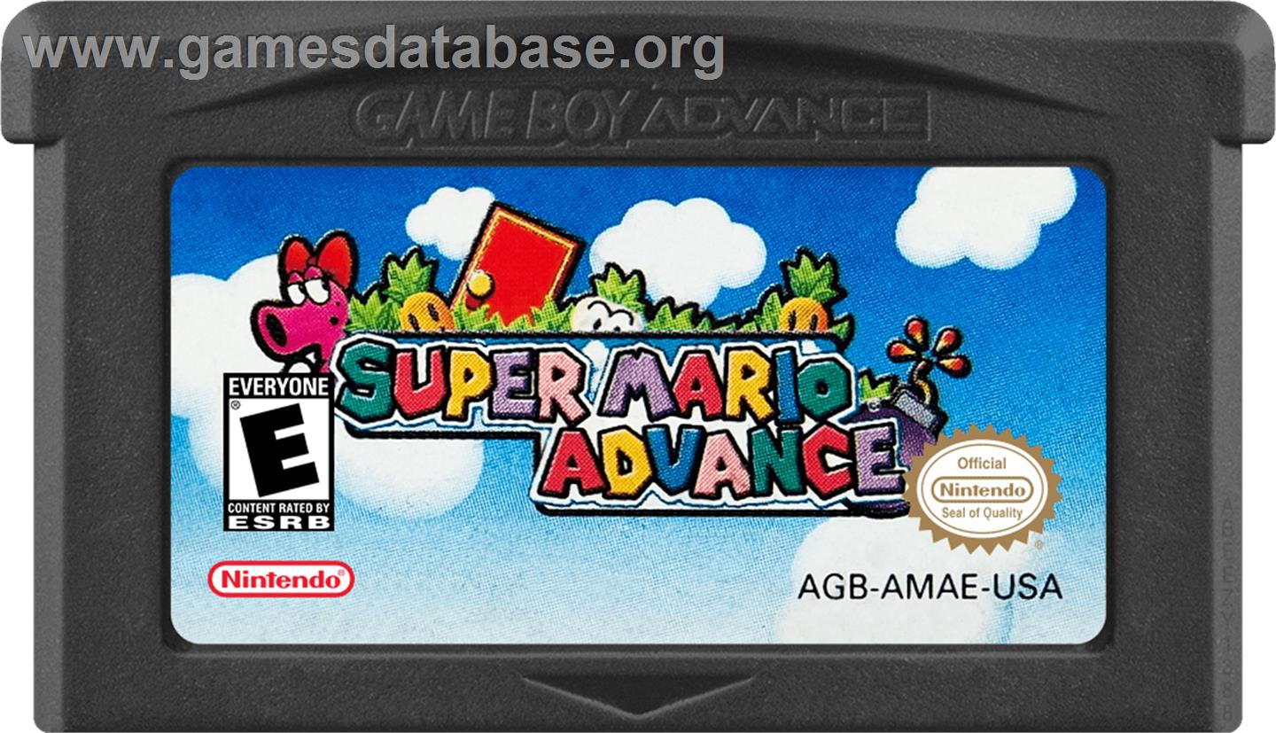 Super Mario Advance - Nintendo Game Boy Advance - Artwork - Cartridge