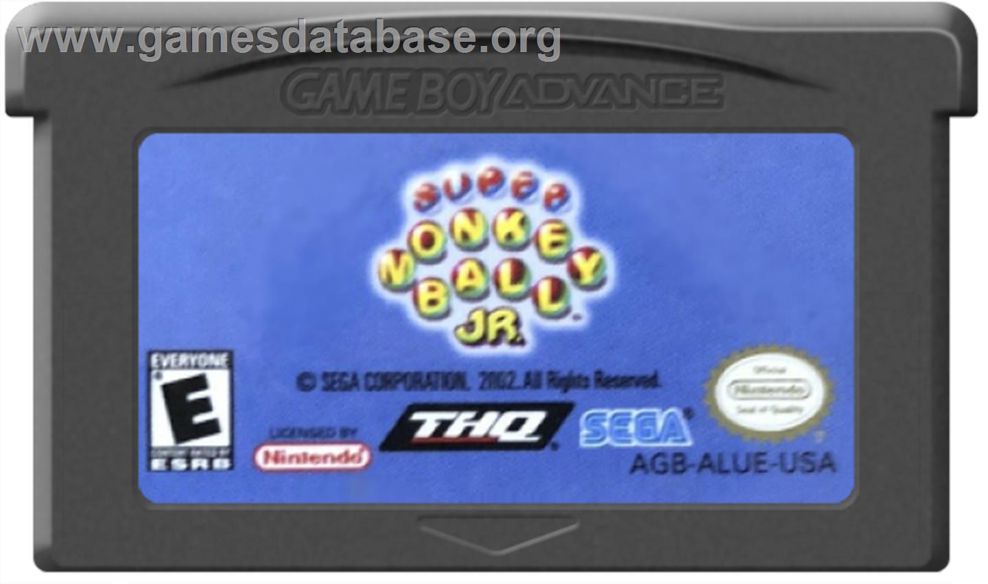 Super Monkey Ball Jr. - Nintendo Game Boy Advance - Artwork - Cartridge
