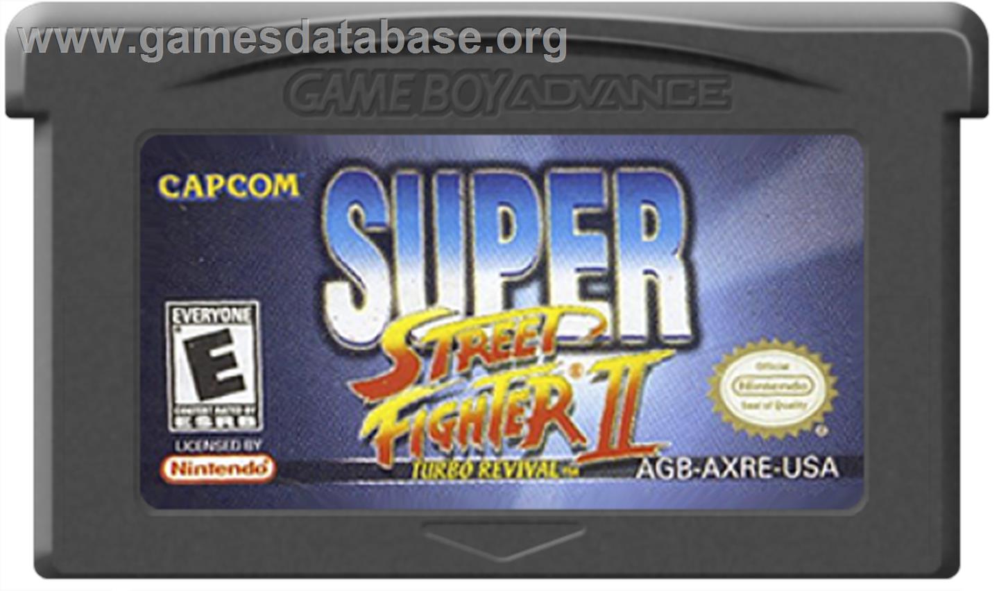 Super Street Fighter II: Turbo Revival - Nintendo Game Boy Advance - Artwork - Cartridge