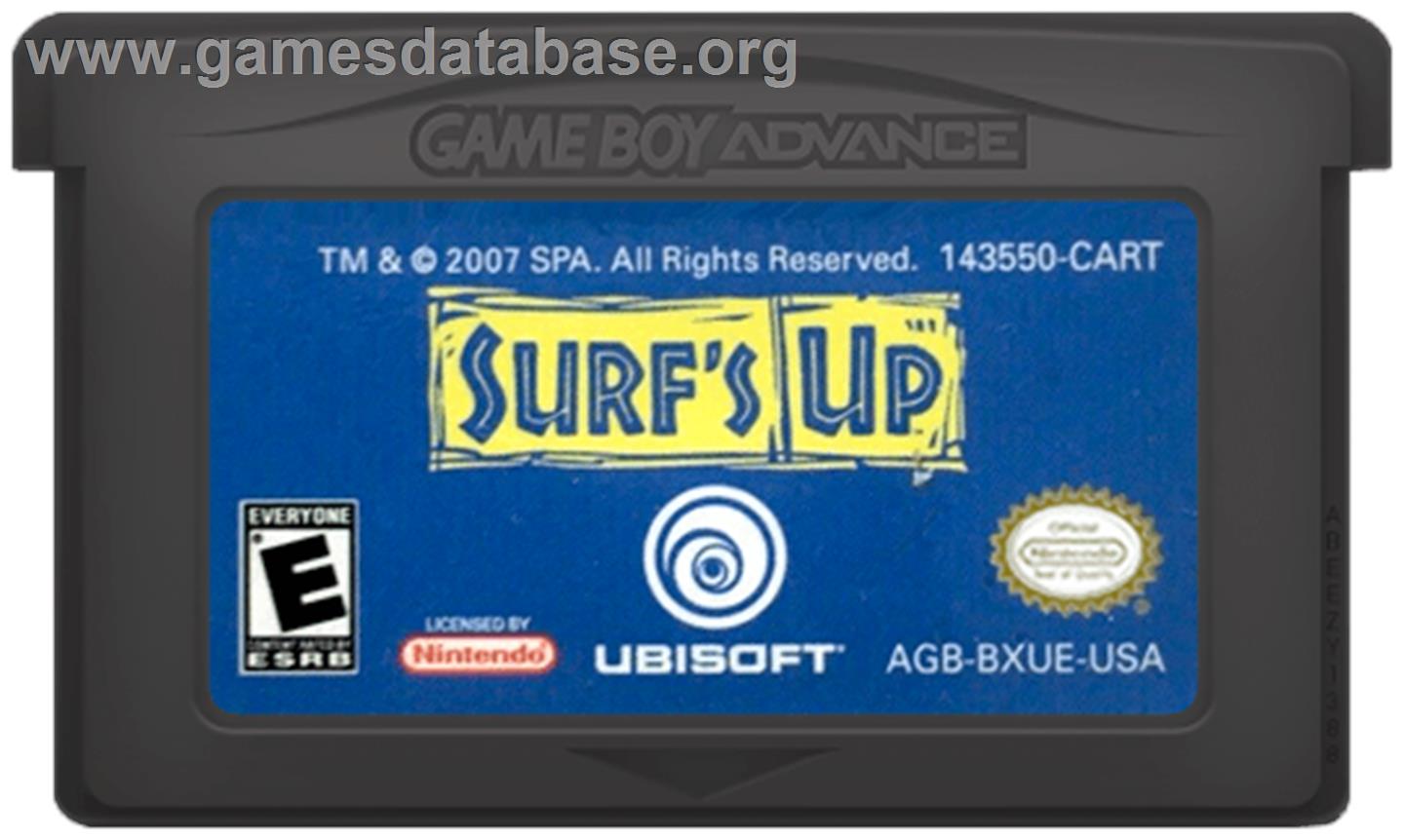 Surf's Up - Nintendo Game Boy Advance - Artwork - Cartridge