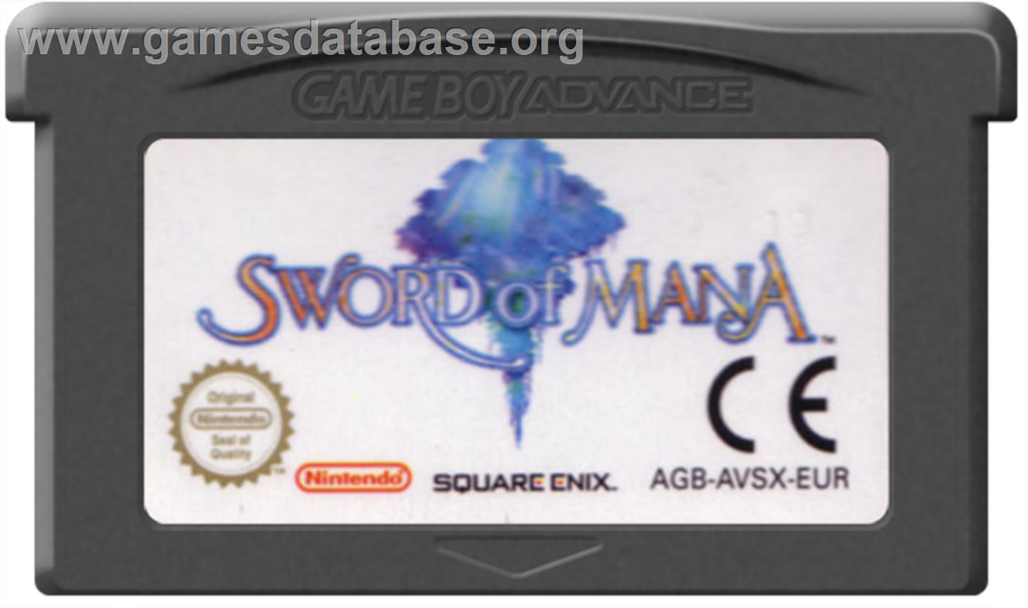 Sword of Mana - Nintendo Game Boy Advance - Artwork - Cartridge