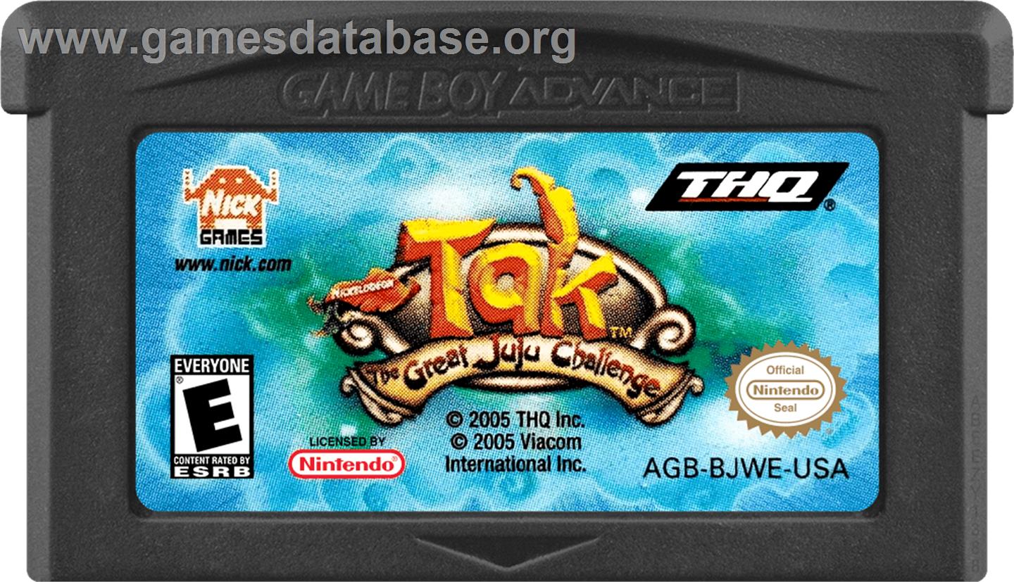 Tak - The Great Juju Challenge - Nintendo Game Boy Advance - Artwork - Cartridge