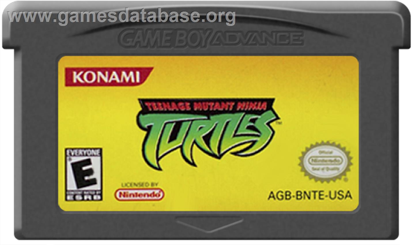 Teenage Mutant Ninja Turtles - Nintendo Game Boy Advance - Artwork - Cartridge