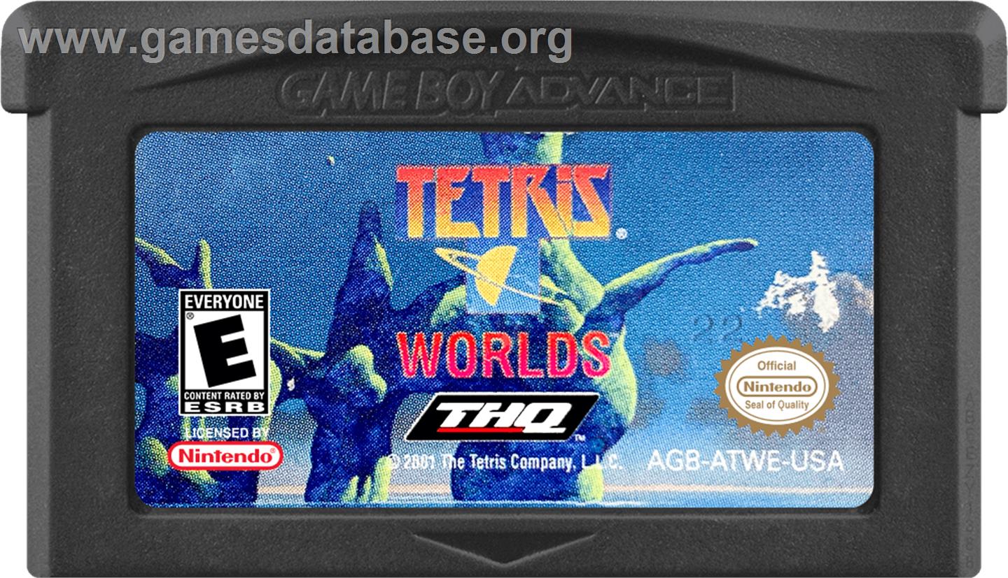 Tetris Worlds - Nintendo Game Boy Advance - Artwork - Cartridge