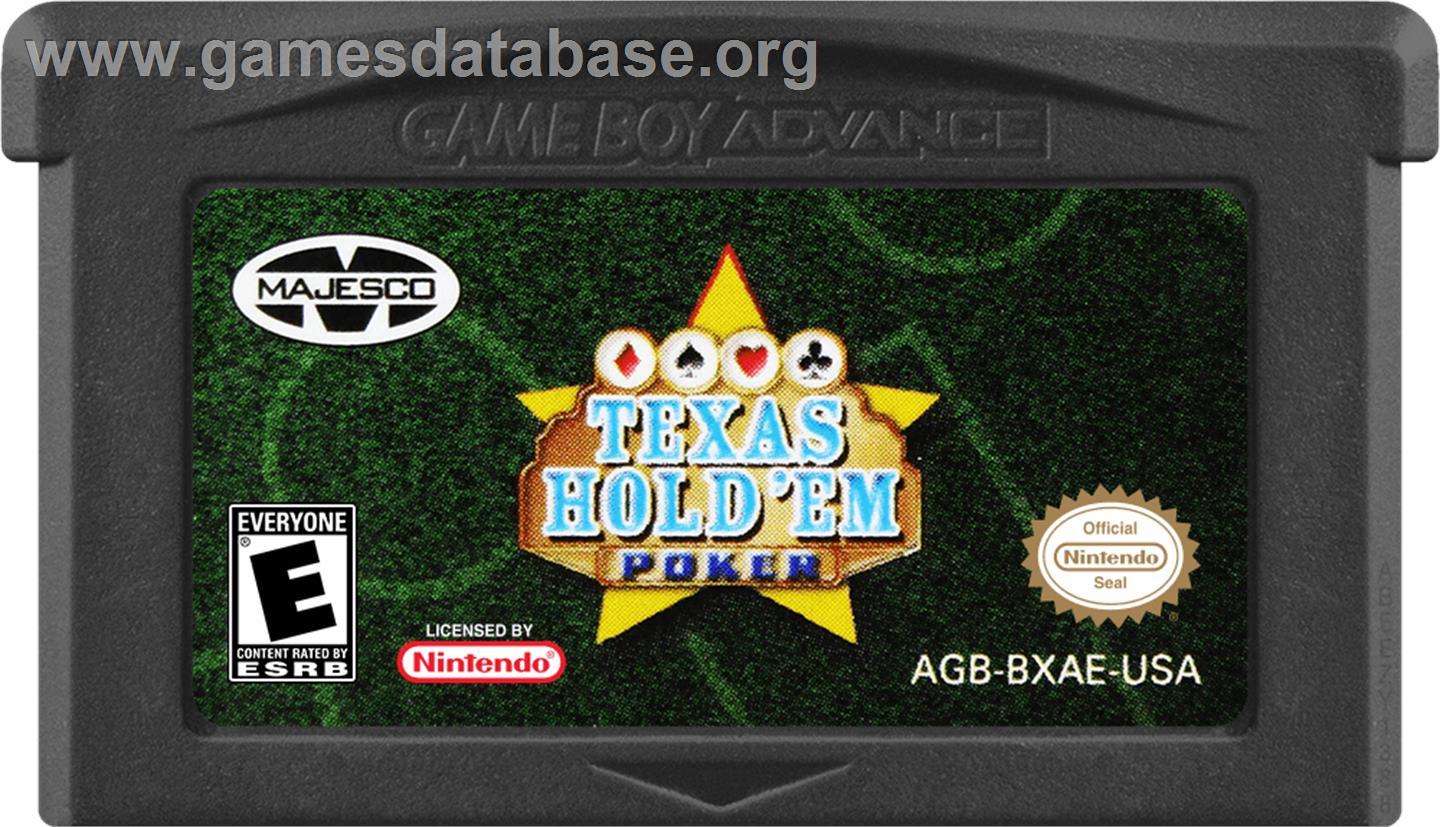 Texas Hold 'em Poker - Nintendo Game Boy Advance - Artwork - Cartridge
