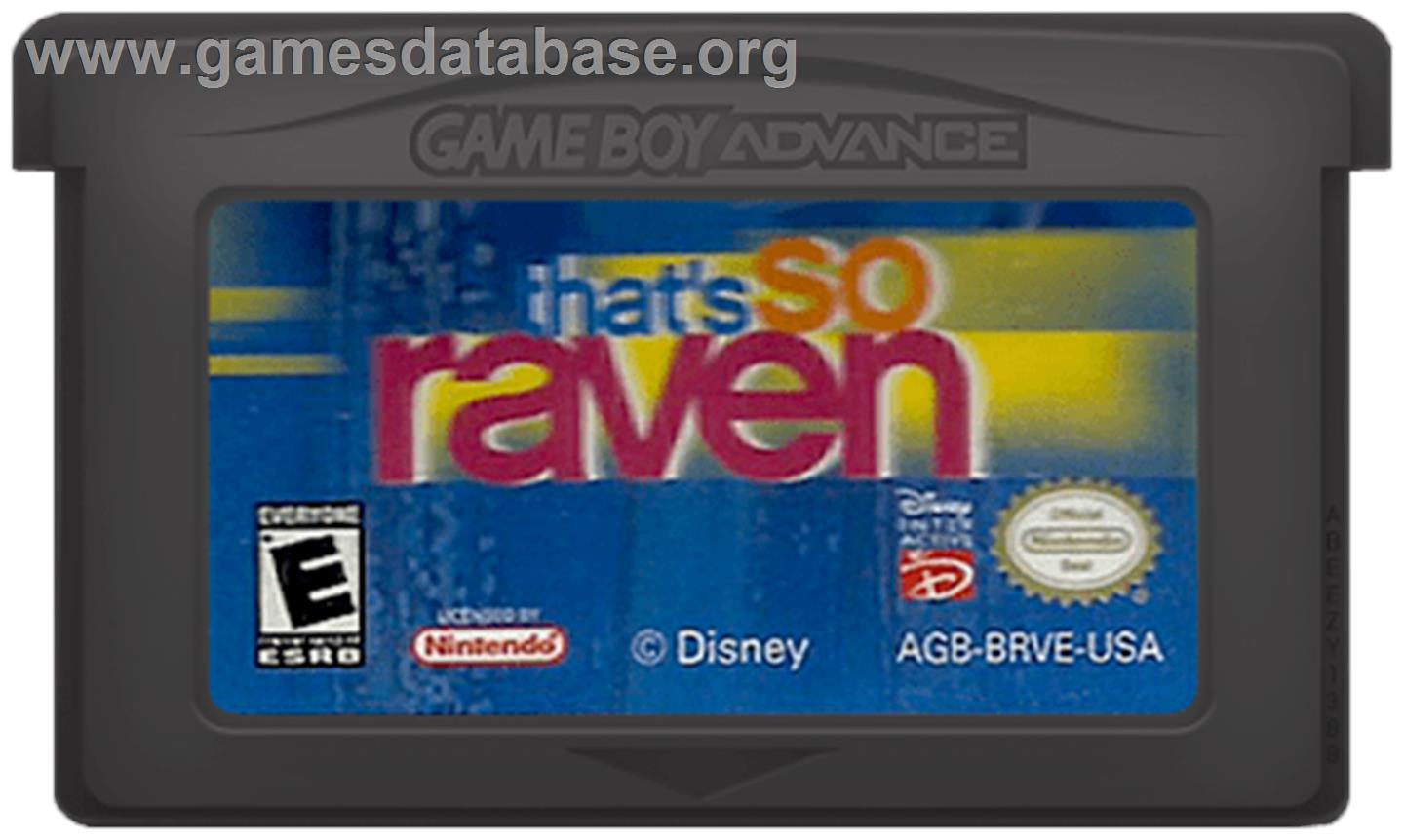 That's So Raven - Nintendo Game Boy Advance - Artwork - Cartridge