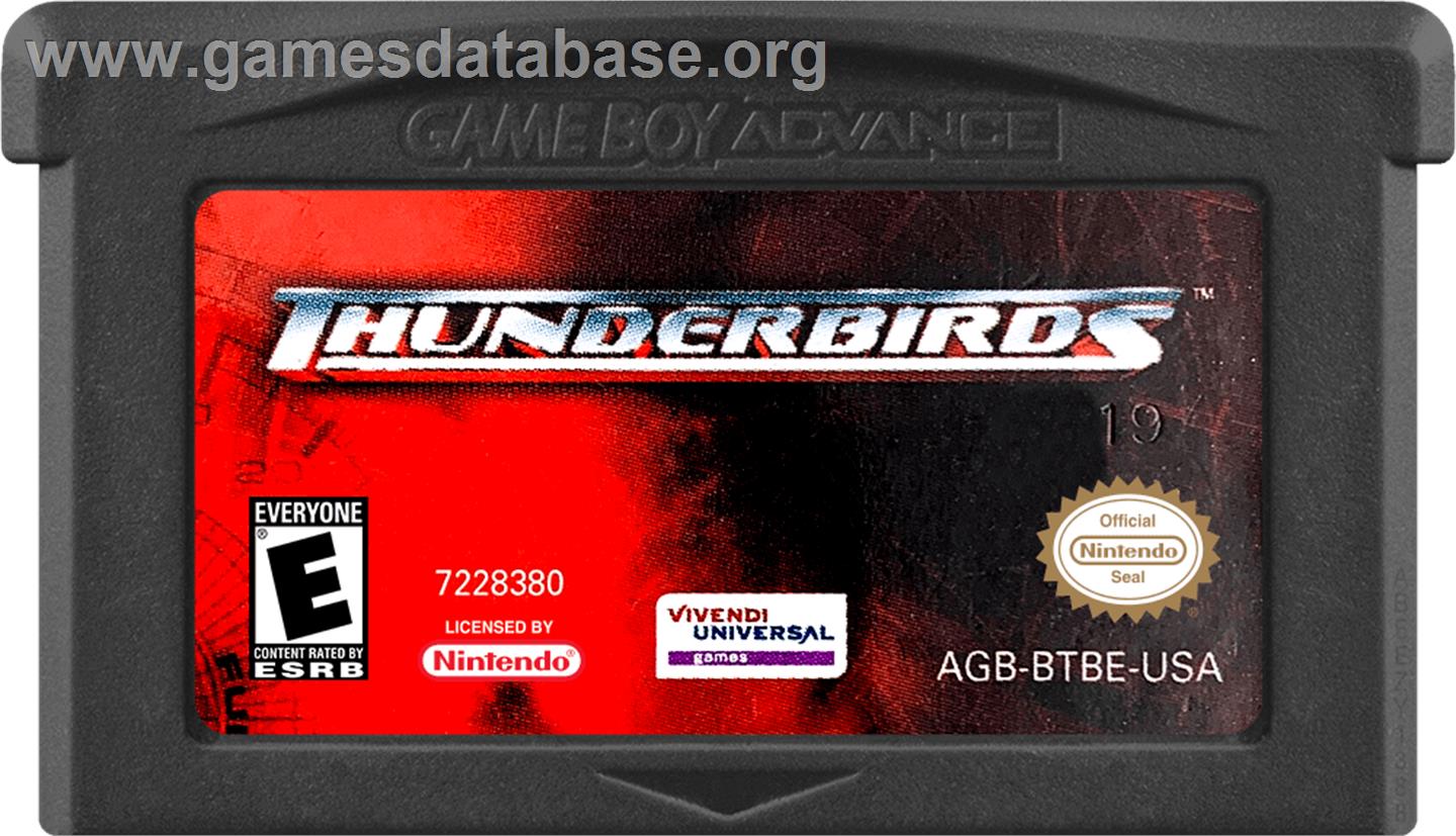Thunderbirds - Nintendo Game Boy Advance - Artwork - Cartridge