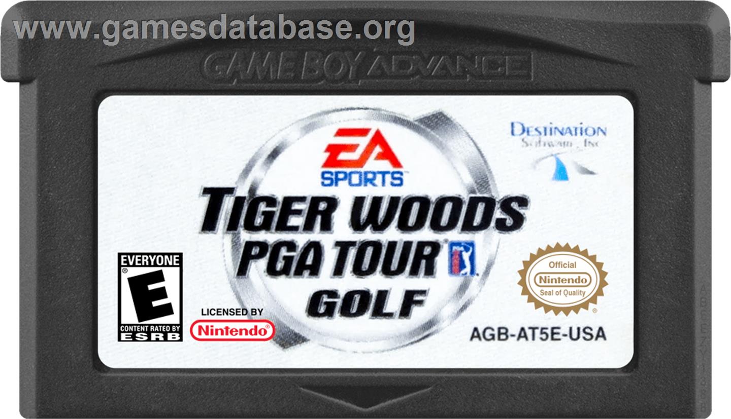 Tiger Woods Pga Tour Golf - Nintendo Game Boy Advance - Artwork - Cartridge