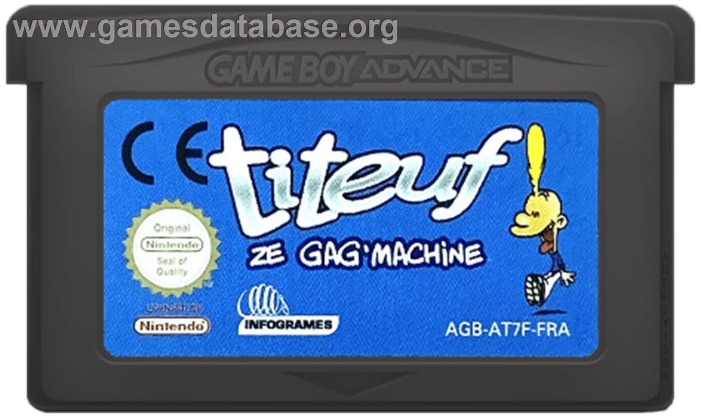 Titeuf - Ze Gag Machine - Nintendo Game Boy Advance - Artwork - Cartridge
