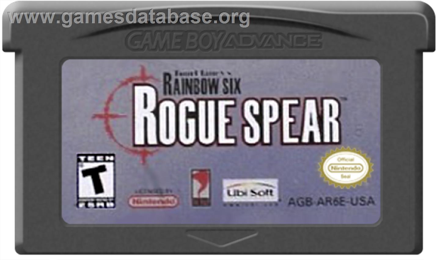 Tom Clancy's Rainbow Six: Rogue Spear - Nintendo Game Boy Advance - Artwork - Cartridge
