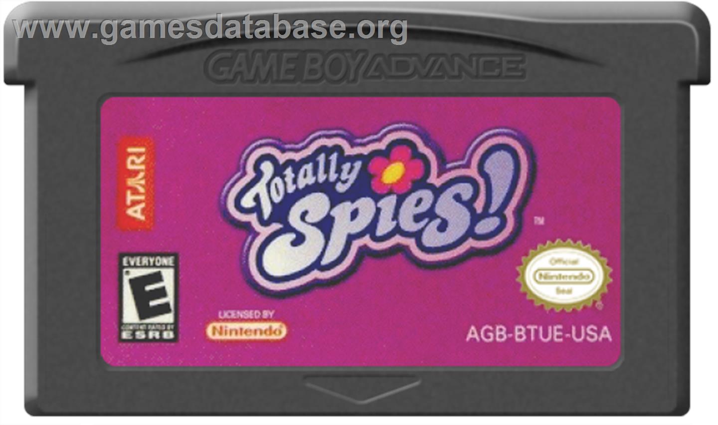 Totally Spies - Nintendo Game Boy Advance - Artwork - Cartridge