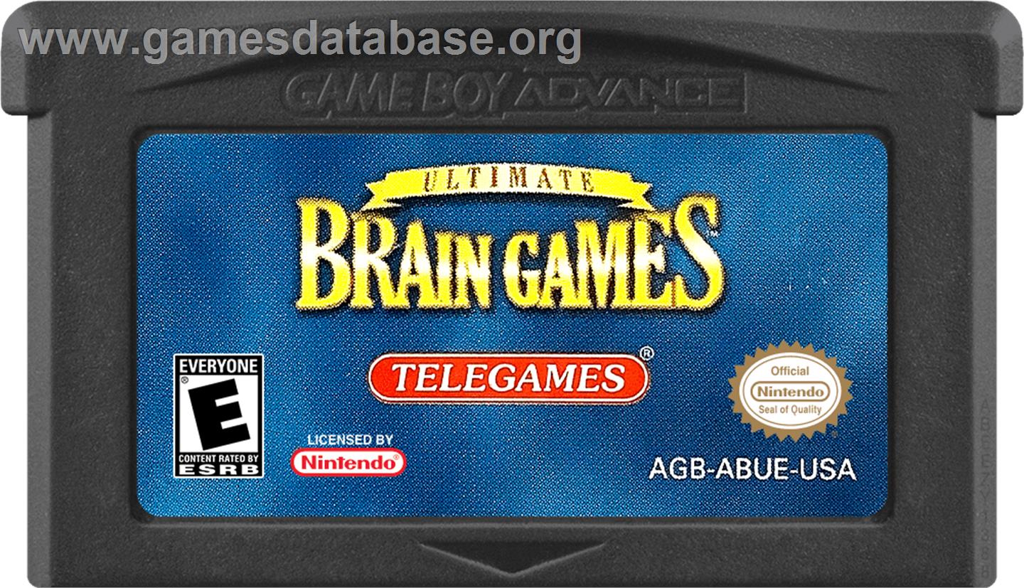 Ultimate Brain Games - Nintendo Game Boy Advance - Artwork - Cartridge