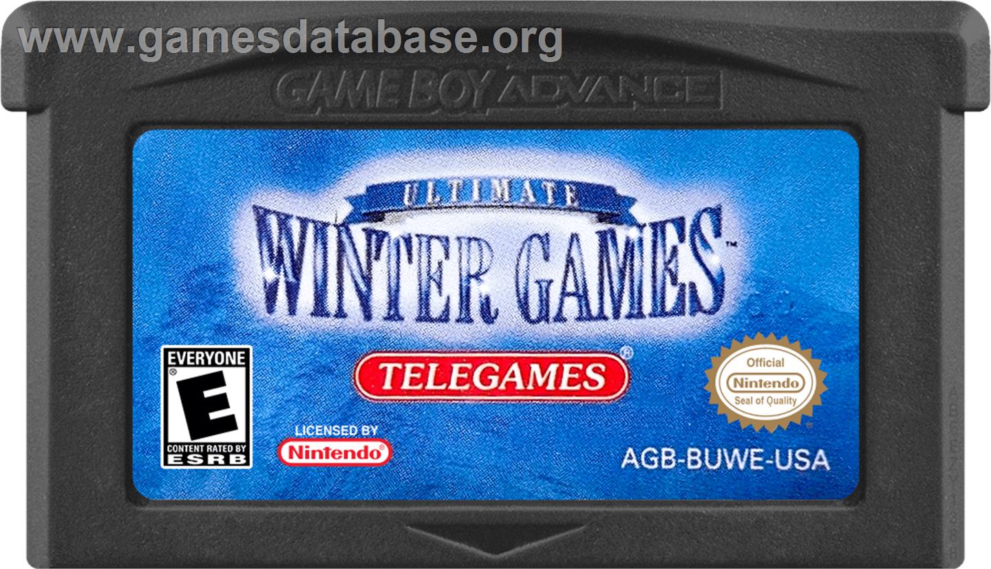Ultimate Winter Games - Nintendo Game Boy Advance - Artwork - Cartridge