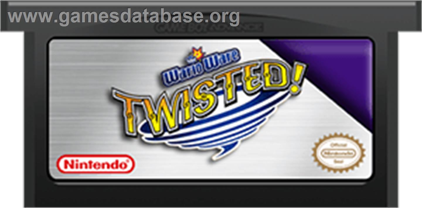WarioWare Twisted - Nintendo Game Boy Advance - Artwork - Cartridge
