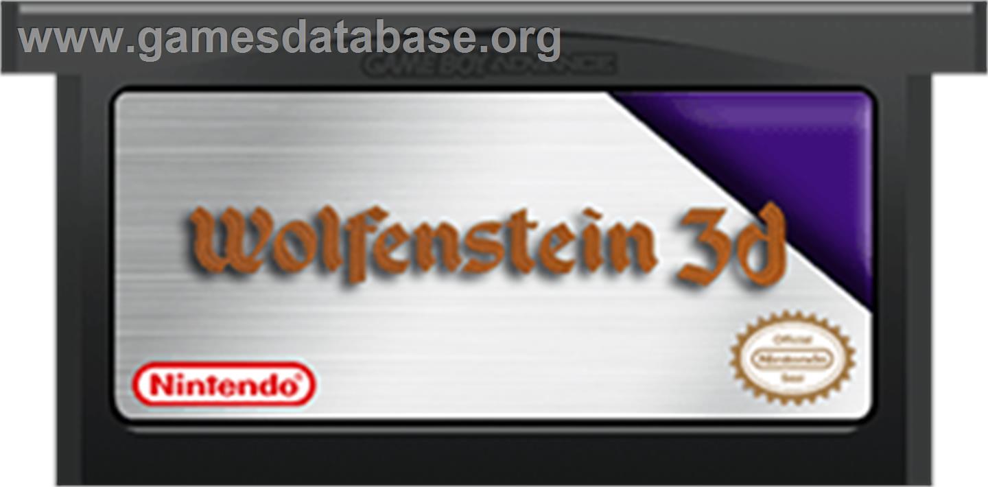 Wolfenstein 3D - Nintendo Game Boy Advance - Artwork - Cartridge