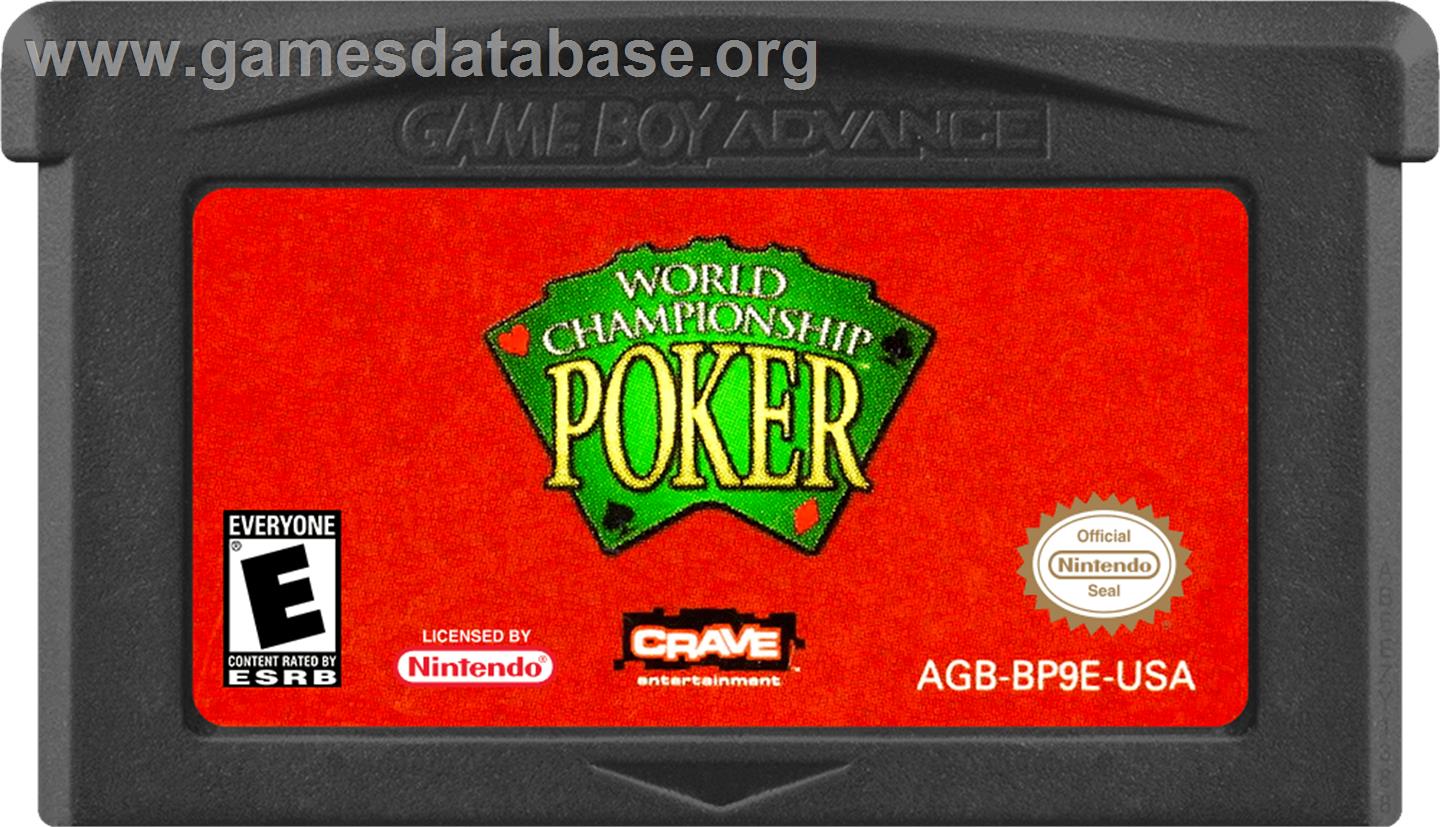 World Championship Poker - Nintendo Game Boy Advance - Artwork - Cartridge