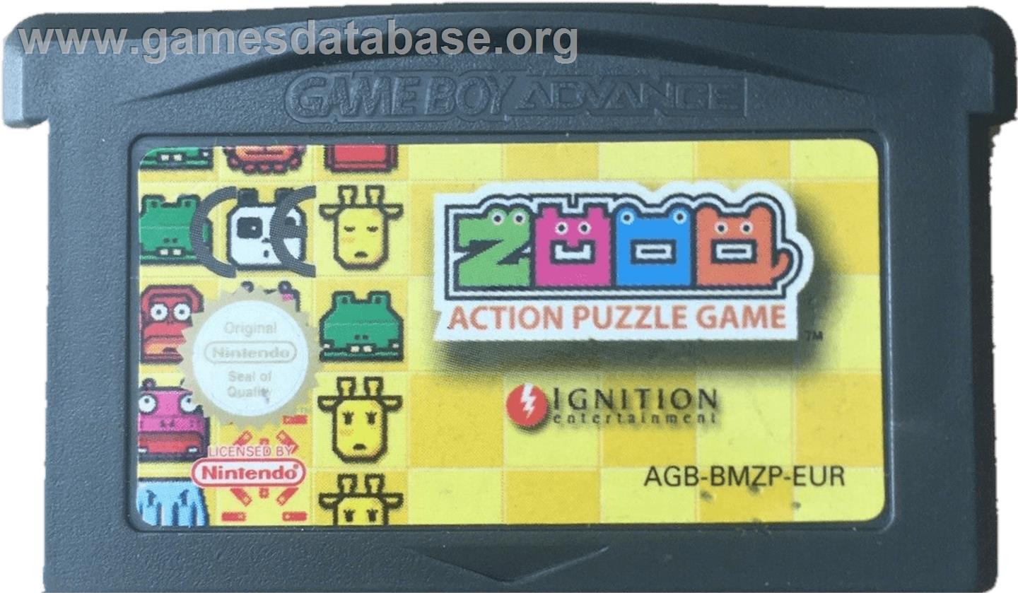 Zooo - Action Puzzle Game - Nintendo Game Boy Advance - Artwork - Cartridge