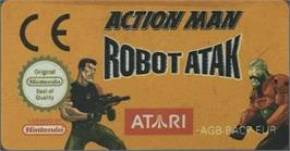 Top of cartridge artwork for Action Man - Robot Atak on the Nintendo Game Boy Advance.