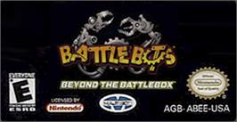 Top of cartridge artwork for BattleBots - Beyond the BattleBox on the Nintendo Game Boy Advance.
