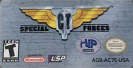 Top of cartridge artwork for CT Special Forces on the Nintendo Game Boy Advance.