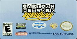 Top of cartridge artwork for Cartoon Network Speedway on the Nintendo Game Boy Advance.