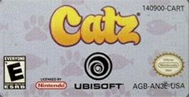 Top of cartridge artwork for Catz on the Nintendo Game Boy Advance.