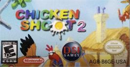 Top of cartridge artwork for Chicken Shoot 2 on the Nintendo Game Boy Advance.