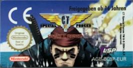 Top of cartridge artwork for Ct Special Forces 3 - Bioterror on the Nintendo Game Boy Advance.