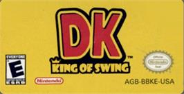 Top of cartridge artwork for DK: King of Swing on the Nintendo Game Boy Advance.
