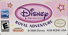 Top of cartridge artwork for Disney Princess - Royal Adventure on the Nintendo Game Boy Advance.