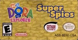 Top of cartridge artwork for Dora The Explorer - Super Spies on the Nintendo Game Boy Advance.