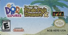 Top of cartridge artwork for Dora The Explorer - The Search For The Pirate Pig's Treasure on the Nintendo Game Boy Advance.