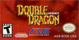Top of cartridge artwork for Double Dragon Advance on the Nintendo Game Boy Advance.