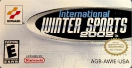 Top of cartridge artwork for ESPN International Winter Sports 2002 on the Nintendo Game Boy Advance.